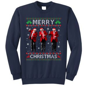 Funny Trump Dance Merry Christmas Ugly Xmas Sweater Pajamas Sweatshirt