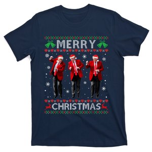 Funny Trump Dance Merry Christmas Ugly Xmas Sweater Pajamas T-Shirt