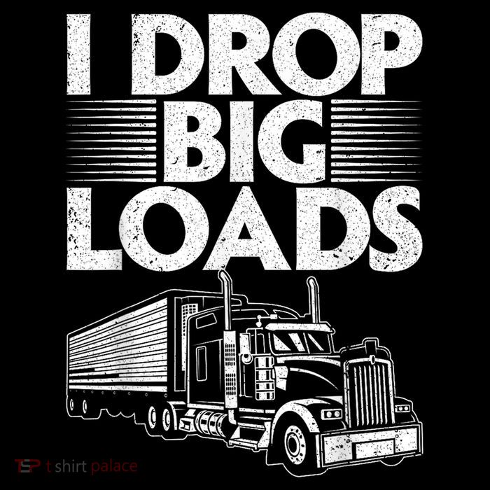 Funny Trucker Design For Semi Truck Driver Lover Flatbill Hat
