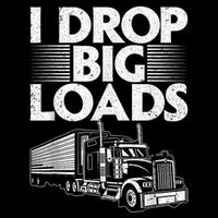 Funny Trucker Design For Semi Truck Driver Lover 16 in Basic Backpack