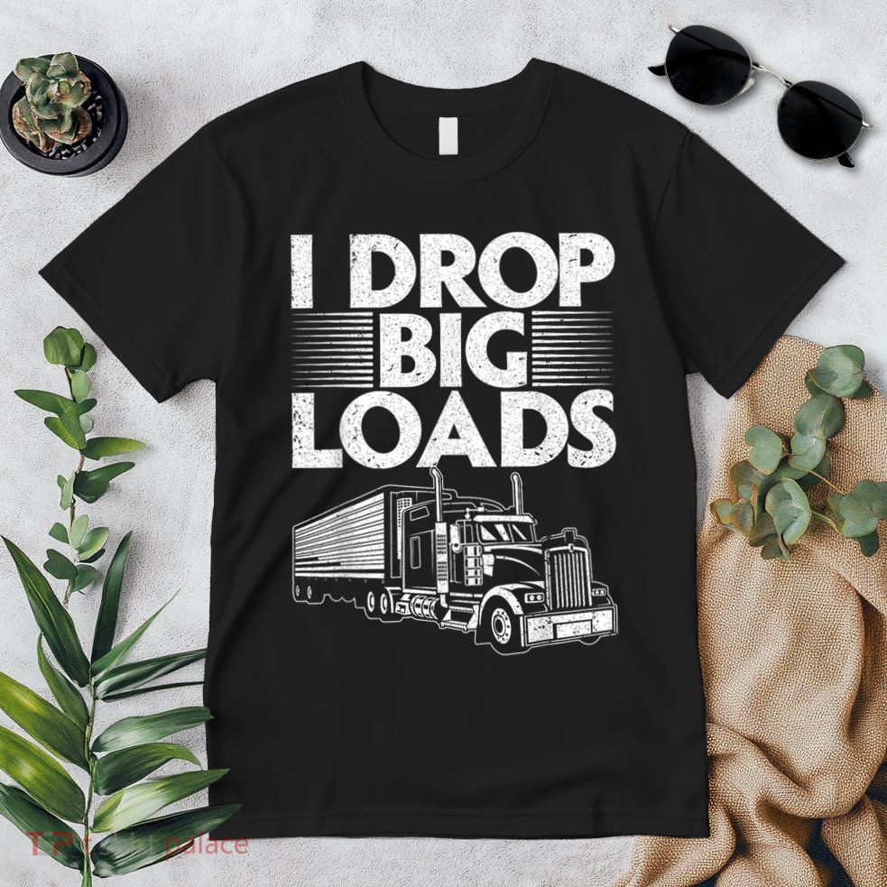 Funny Trucker Design For Semi Truck Driver Lover Premium T-Shirt