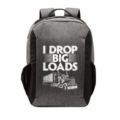 Funny Trucker Design For Semi Truck Driver Lover Vector Backpack