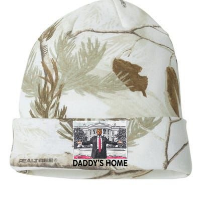 Funny Trump Daddys Home Trump 2024 Kati Licensed 12" Camo Beanie