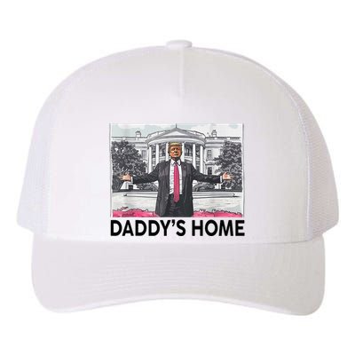 Funny Trump Daddys Home Trump 2024 Yupoong Adult 5-Panel Trucker Hat