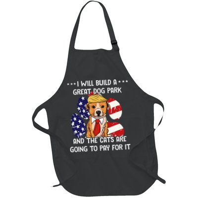 Funny Trump Dog T Build A Great Dog Park Political Apron