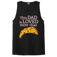 Funny This Dad Is Loved More Than Pizza Fathers Day PosiCharge Competitor Tank