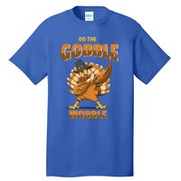 Funny Thanksgiving Dabbing Turkey Pilgrim Hat Holiday Gift Tall T-Shirt