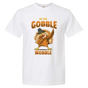 Funny Thanksgiving Dabbing Turkey Pilgrim Hat Holiday Gift Garment-Dyed Heavyweight T-Shirt