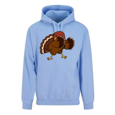 Funny Thanksgiving Dabbing Turkey Great Gift Unisex Surf Hoodie