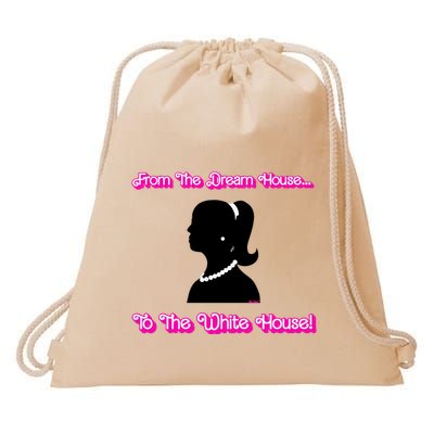 From The Dream House To The White House Drawstring Bag