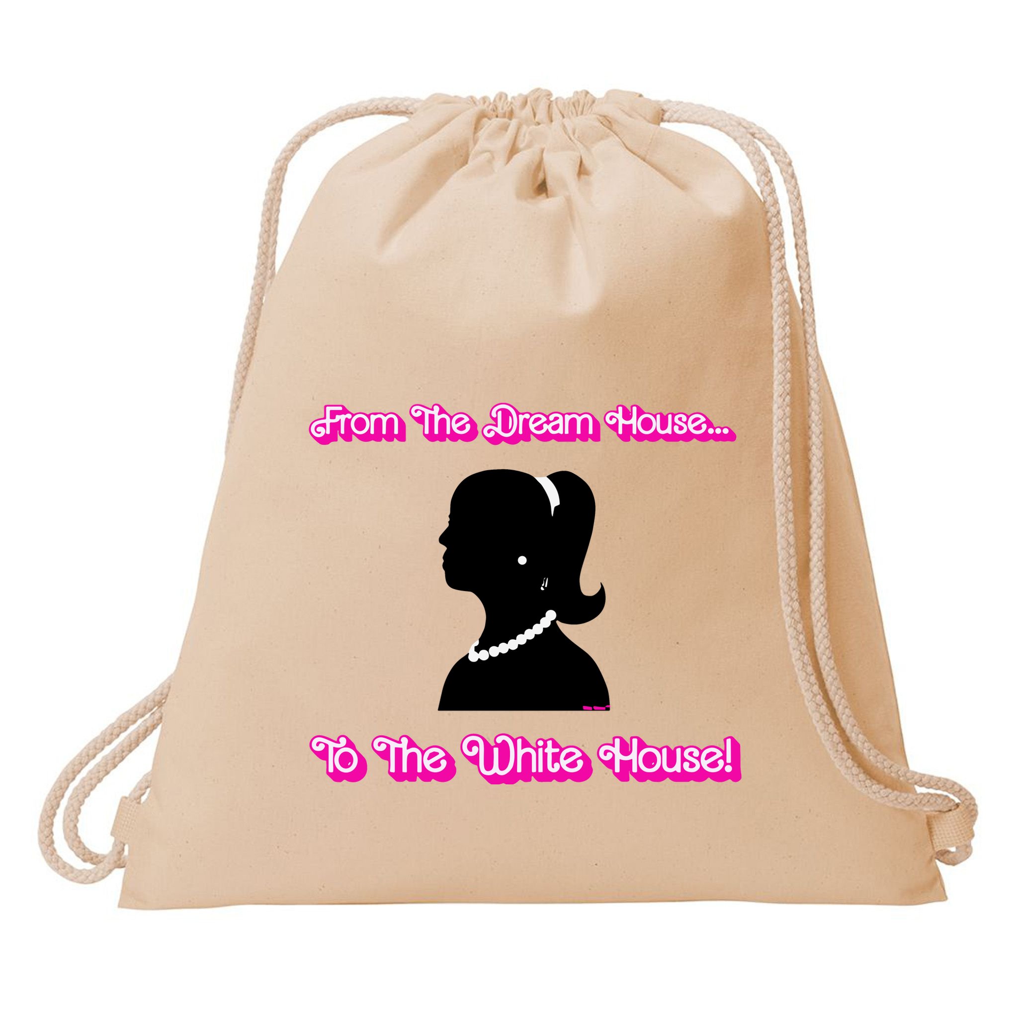 From The Dream House To The White House Drawstring Bag