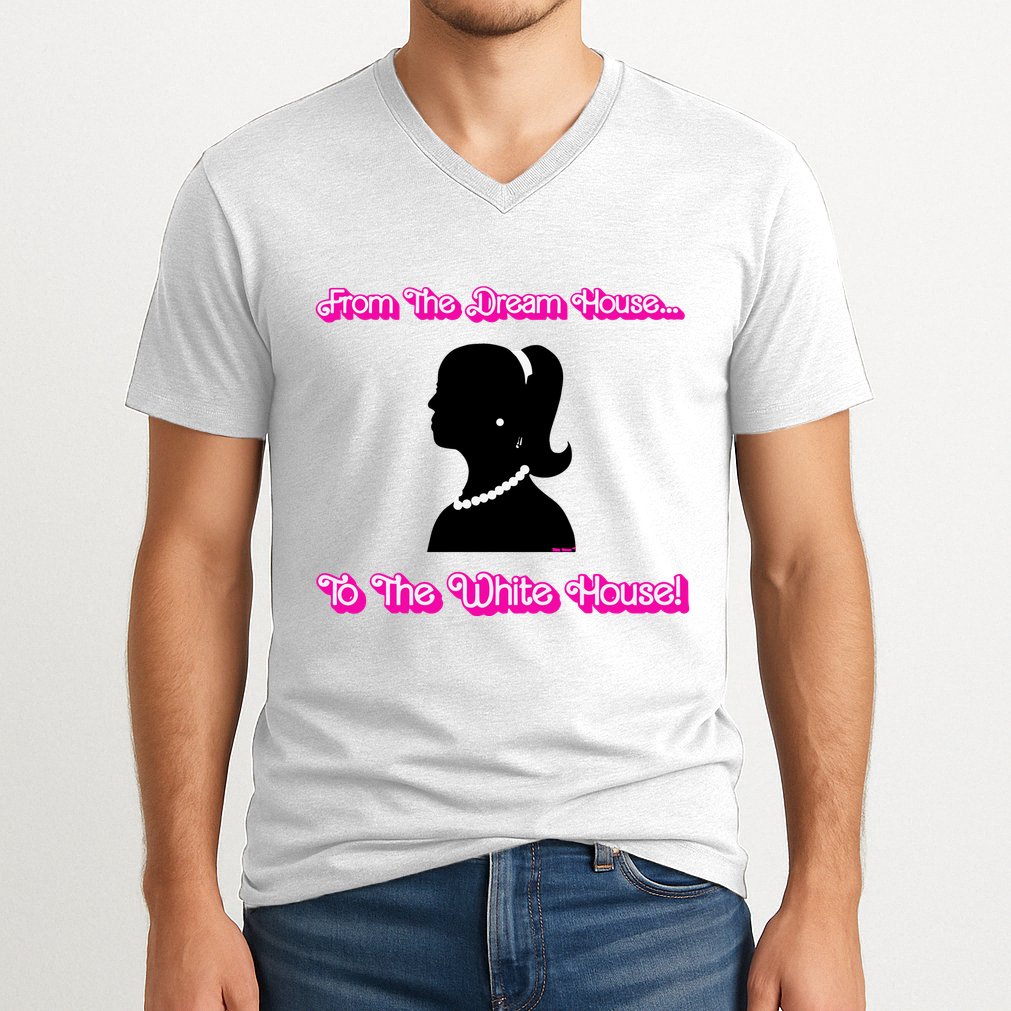 From The Dream House To The White House V-Neck T-Shirt