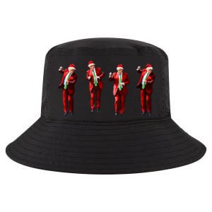 Funny Trump Dance Santa Claus Christmas Xmas Pajamas Holiday Cool Comfort Performance Bucket Hat