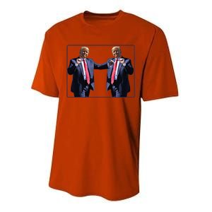 Funny Trump Dance Dancing Funny President Trump Dance Performance Sprint T-Shirt