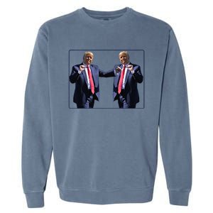 Funny Trump Dance Dancing Funny President Trump Dance Garment-Dyed Sweatshirt