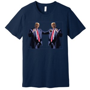 Funny Trump Dance Dancing Funny President Trump Dance Premium T-Shirt