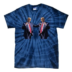 Funny Trump Dance Dancing Funny President Trump Dance Tie-Dye T-Shirt