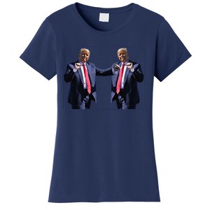 Funny Trump Dance Dancing Funny President Trump Dance Women's T-Shirt