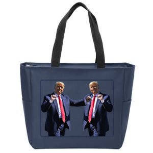 Funny Trump Dance Dancing Funny President Trump Dance Zip Tote Bag