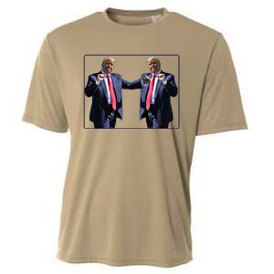 Funny Trump Dance Dancing Funny President Trump Dance Cooling Performance Crew T-Shirt