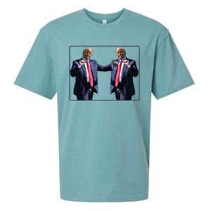 Funny Trump Dance Dancing Funny President Trump Dance Sueded Cloud Jersey T-Shirt