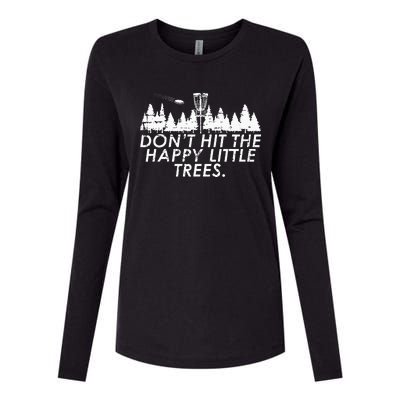 Funny Trees Disc Golf Perfect Gift For Frisbee Players Womens Cotton Relaxed Long Sleeve T-Shirt