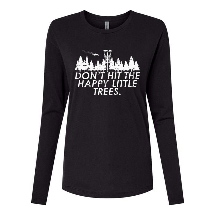 Funny Trees Disc Golf Perfect Gift For Frisbee Players Womens Cotton Relaxed Long Sleeve T-Shirt