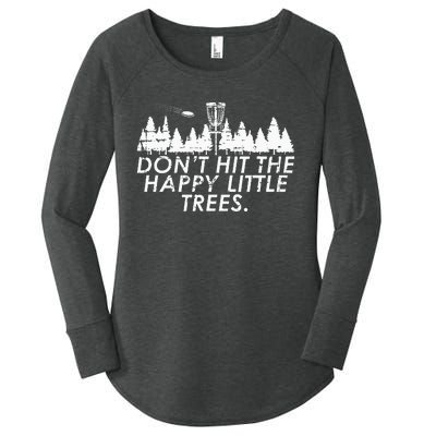 Funny Trees Disc Golf Perfect Gift For Frisbee Players Women's Perfect Tri Tunic Long Sleeve Shirt