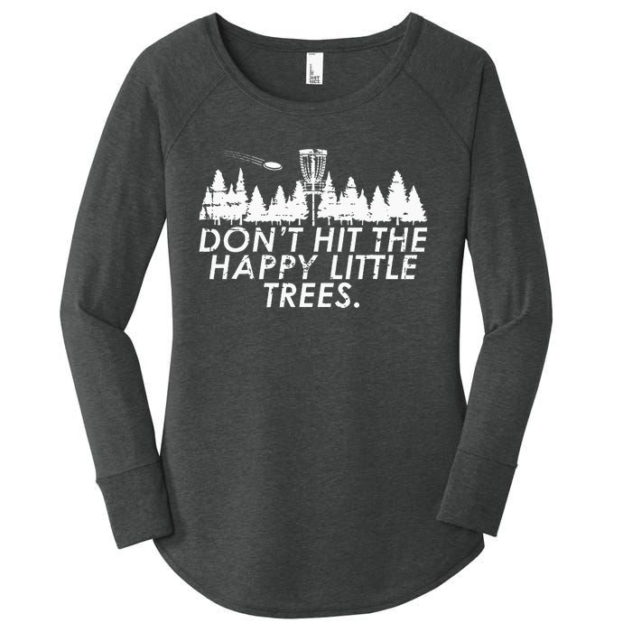 Funny Trees Disc Golf Perfect Gift For Frisbee Players Women's Perfect Tri Tunic Long Sleeve Shirt