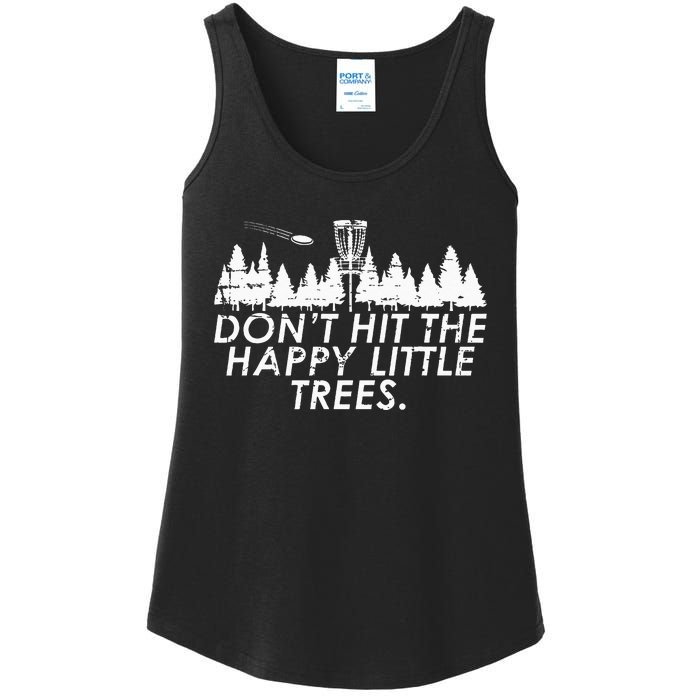 Funny Trees Disc Golf Perfect Gift For Frisbee Players Ladies Essential Tank