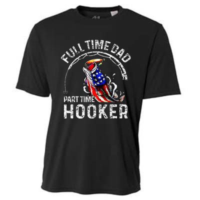 Full Time Dad Part Time Hooker Cooling Performance Crew T-Shirt