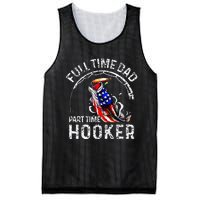 Full Time Dad Part Time Hooker Mesh Reversible Basketball Jersey Tank