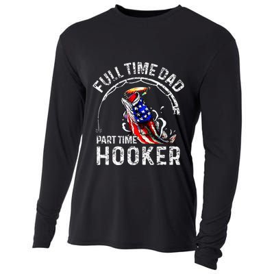 Full Time Dad Part Time Hooker Cooling Performance Long Sleeve Crew
