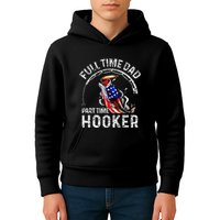 Full Time Dad Part Time Hooker Kids Hoodie