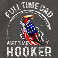 Full Time Dad Part Time Hooker Vector Backpack