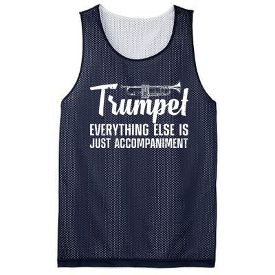 Funny Trumpet Design For Men Women Trumpet Player Horn Lover Mesh Reversible Basketball Jersey Tank