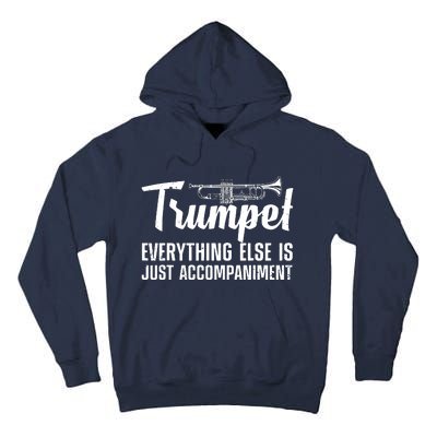 Funny Trumpet Design For Men Women Trumpet Player Horn Lover Tall Hoodie