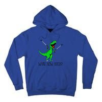 Funny TRex Dinosaur Gift What Now Bitch Funny Tyrannosaurus Rex Gift Tall Hoodie