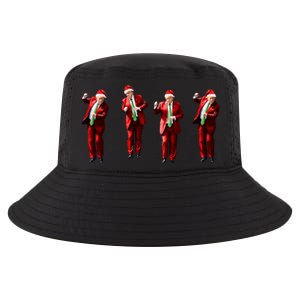 Funny Trump Dance Santa Claus Christmas Xmas Pajamas Holiday Meaningful Gift Cool Comfort Performance Bucket Hat