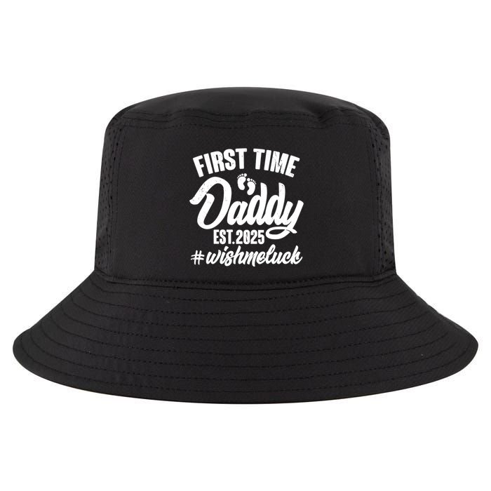 First Time Daddy Est. 2025 #Wish Me Luck Cool Comfort Performance Bucket Hat