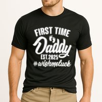 First Time Daddy Est. 2025 #Wish Me Luck Cooling Performance Crew T-Shirt