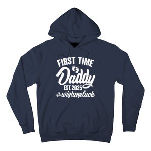 First Time Daddy Est. 2025 #Wish Me Luck Hoodie