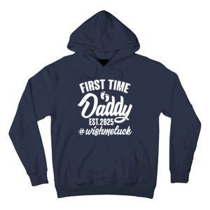 First Time Daddy Est. 2025 #Wish Me Luck Tall Hoodie