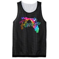 Florida Tie Dye State Map Pride Hippie Vintage Retro Mesh Reversible Basketball Jersey Tank