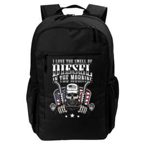 Funny Truck Driver Gift For I Love The Smell Of Diesel Daily Commute Backpack