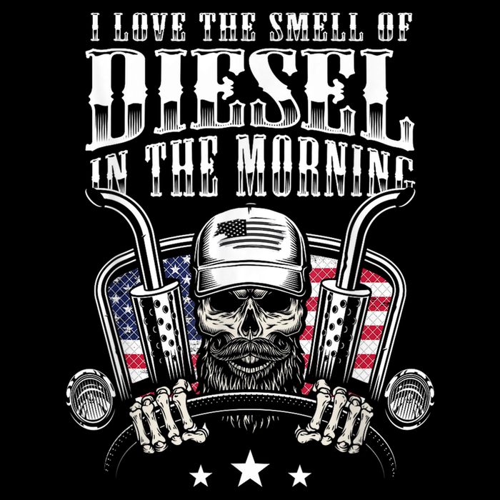 Funny Truck Driver Gift For I Love The Smell Of Diesel 16 in Basic Backpack