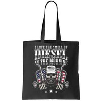 Funny Truck Driver Gift For I Love The Smell Of Diesel Tote Bag