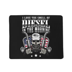 Funny Truck Driver Gift For I Love The Smell Of Diesel Mousepad