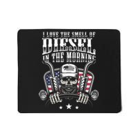 Funny Truck Driver Gift For I Love The Smell Of Diesel Mousepad