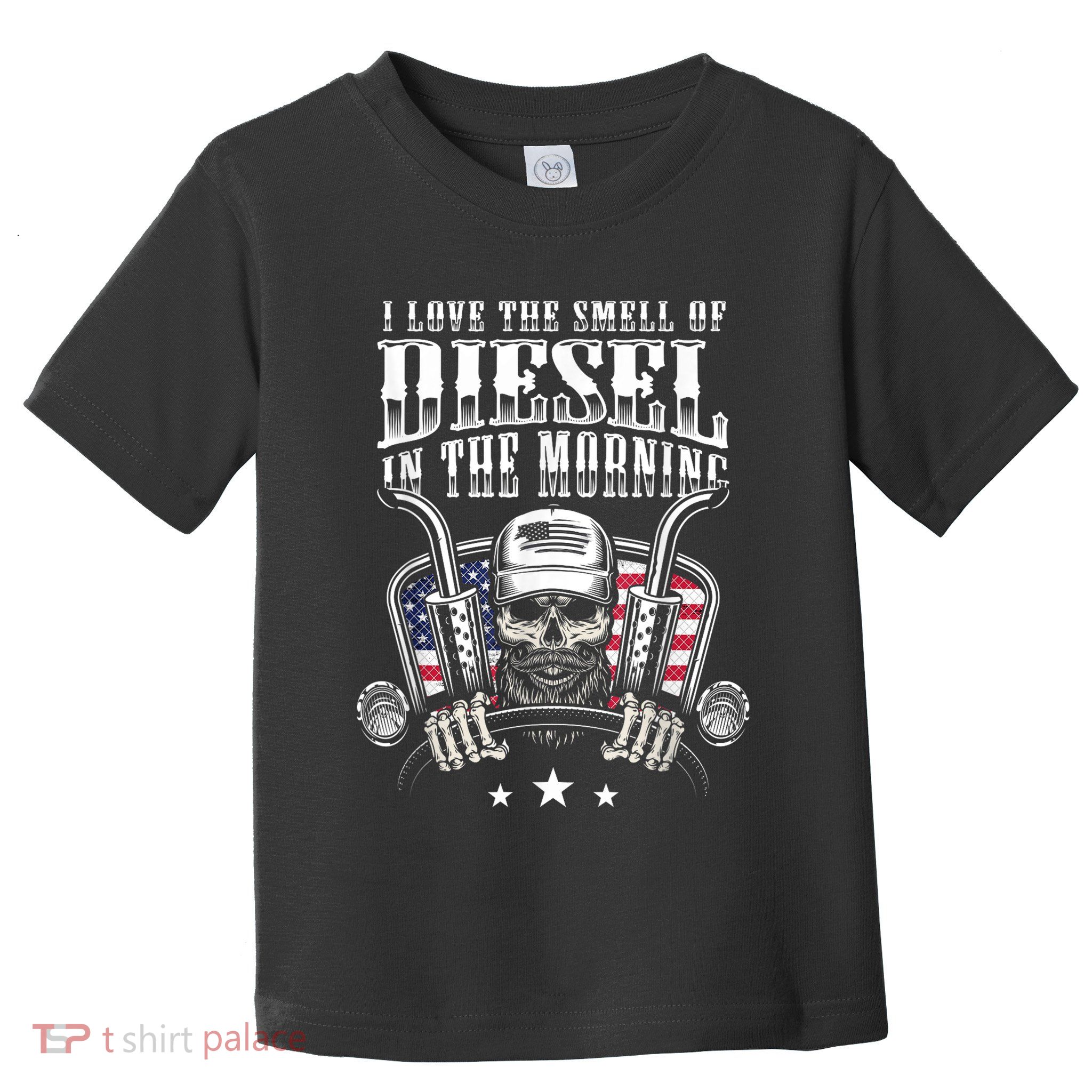 Funny Truck Driver Gift For I Love The Smell Of Diesel Toddler T-Shirt